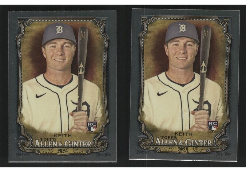 Colt Keith Baseball Card 2 Card LOT