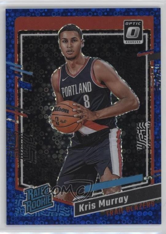 2023 Donruss Optic Rated Fast Break Blue Prizm 10/49 Kris Murray Rookie RC 1gw7