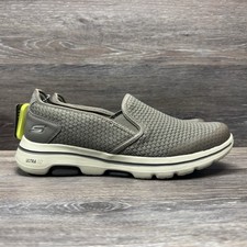 Skechers Apprize Go Walk 5 Shoes Men Size 10 Walking Comfort Slip on khaki