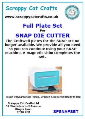SNAP Die Cutter Full Plate Kit by Scrappy Cat : SPSNAPSET 1