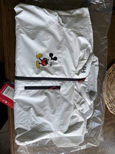 NWT! Disney Parks Helly Hansen Mickey Mouse Hooded Waterproof Jacket | Ladies XL - Picture 2 of 4