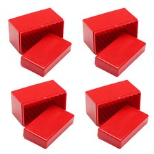 4Pack x10 Coin Slabs For PCGS NGC Capacity Holder Slab Storage Box Case Plastic