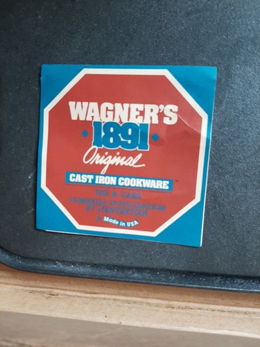 Wagner's 1891 Cast Iron Double Grill 17 Inches BNIB - Picture 7 of 8