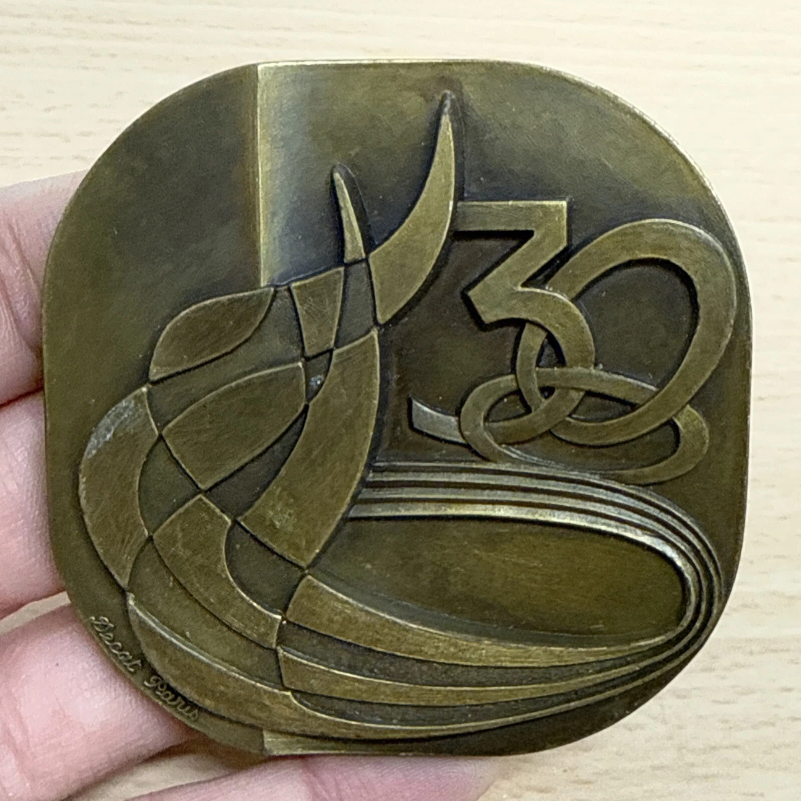 Médaille 30è Anniversaire De L’A.S Mantaise 1981