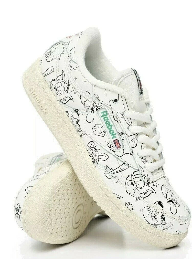 Reebok Classics Tom & Jerry Club C All Over Warner Bros. Bambini taglia 2.