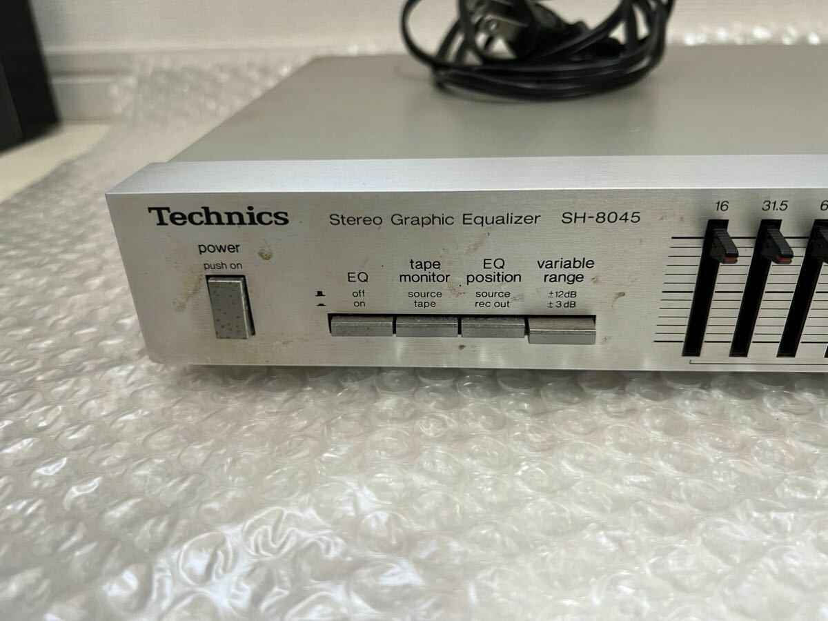 Technics SH-8045 12 Band Graphic Equalizer HiFi Vintage Used Technics SH-8045 12 Band Graphic Equalizer HiFi Vintage Used