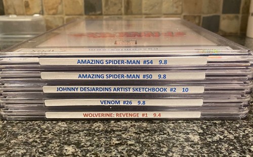 WOW~ Amazing Spider-Man #50, Szerdy Beautiful Trade Variant ~PGX 9.8 - Picture 2 of 2