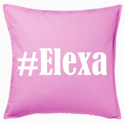 #Elexa Kissenbezug Pink Ich Liebe Elexa 102382