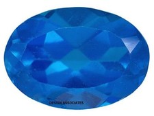 NEON APATITE NATURAL 5X3 MM OVAL CUT BLUE OUTSTANDING NEON COLOR LOT 177677