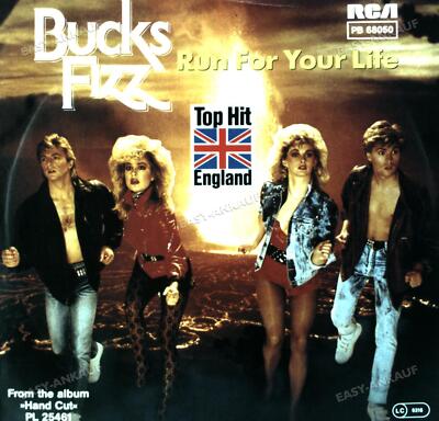 Bucks Fizz - Run For Your Life 7in (VG/VG) .