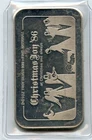 Vintage Christmas Joy 1986 1oz .999 Silver Bar - MC483