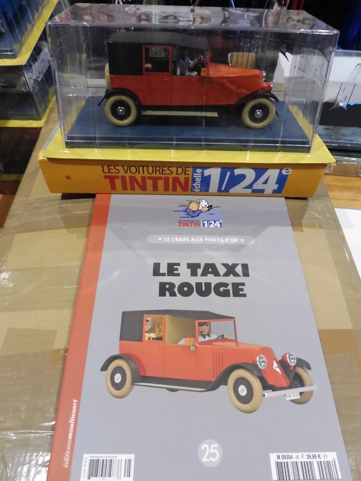 Voiture Tintin N°17 la Studebaker du Garage Simoun