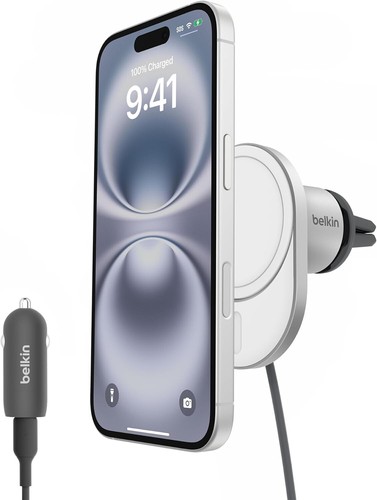 Belkin BoostCharge Pro Magnetic Wireless Car Charger Qi2 15W SEALED FreeDelivery - 第 1/12 張圖片