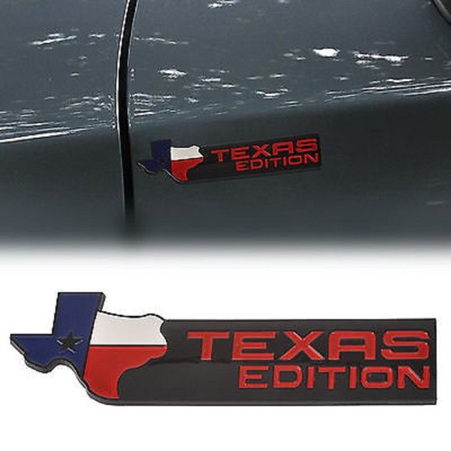 XL BLACK Texas Edition Emblem Badge for Ford 150 250 Tailgate Universal StickOn  - Bild 3 von 3