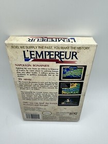 L'EMPEREUR Nintendo NES COMPLETE CIB W/ Poster Great Shape!