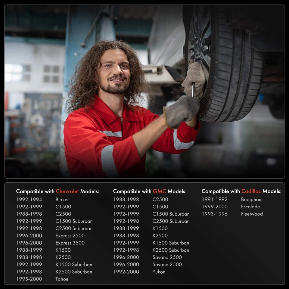 2Pcs Brake Wheel Cylinder for Cadillac Chevy Tahoe GMC Yukon Bore:1 In Rear Side - Image 3 of 4