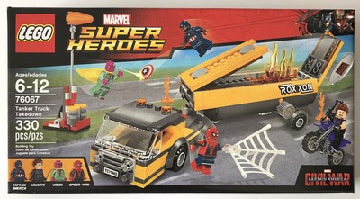 lego marvel tanker truck takedown