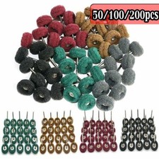 50-200x Abrasive Wheel Buffing Polishing 25mm Grinding Wheel Dremel Rotary Tool