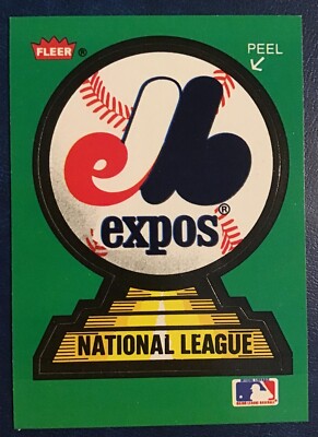 1988 Fleer Expos National League Sticker / Olympic Stadium #NNO