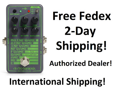 New Electro-Harmonix EHX Mainframe Bit Crusher Guitar Effects Pedal