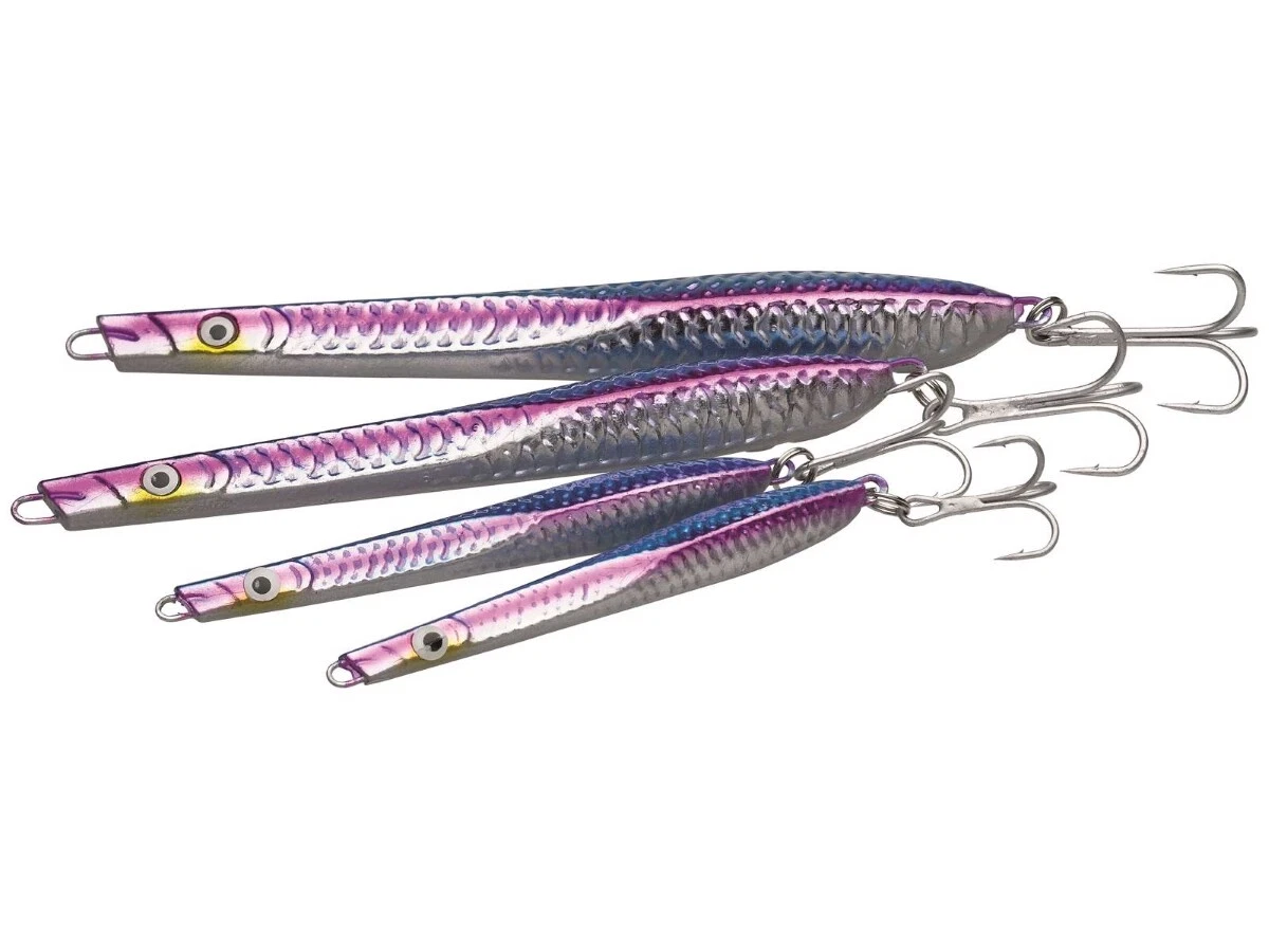 2 Leurres Gabarit Flétan Kraken 320g – UV Blanc, Hameçon 14/0, Pour Pêche En Mer Profonde