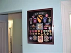 Wall Mount 17" X 22” X 2” Military Medals Patches Badges Display Case Shadow Box