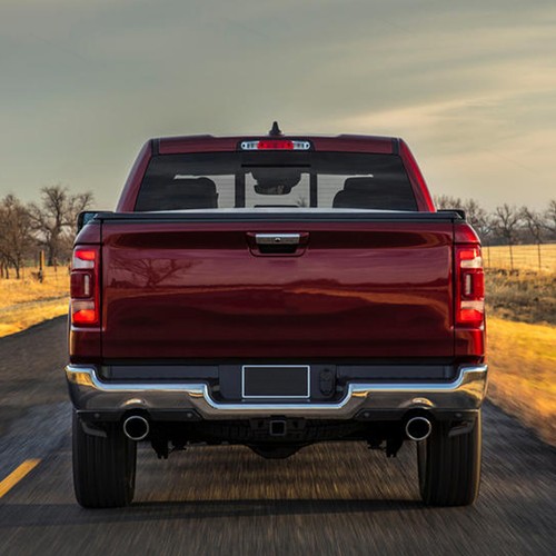 Chrome Rear Bumper Shell Fits 2019-2023 RAM 1500 With Single Exhaust NO Sensor - Picture 5 of 10