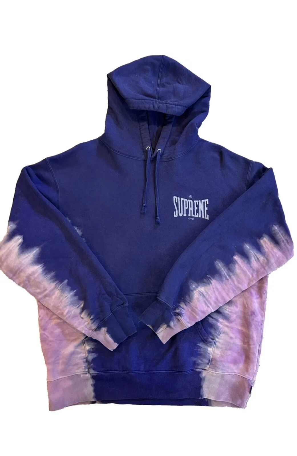 Pull à capuche épais Supreme Tie Dye TAILLE : Moyen M
