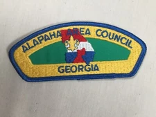 Alapahah Area Council twill plastic gauze back BSA CSP Patch