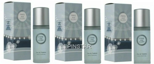 MILTON-LLOYD 3 X Milton Lloyd Fame and Glory KUDOS Eau de Toilette Spray 55ml MENS