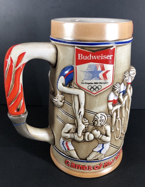 1984 olympic budweiser beer stein
