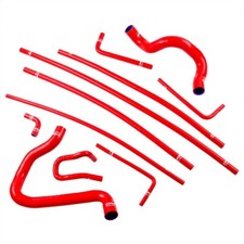 Kit de manguera de radiador y calefacción para Ford F150 F250 F350 Bronco 1988-94 5,0 L 5,8 L rojo