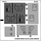 LEGO STAR WARS First Order Snowspeeder STICKER SHEET for Set 75100  * NEW *
