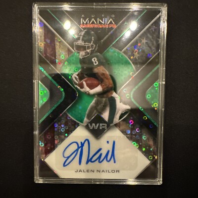 Ama Rc Card 2022 Wild Card Auto Mania # AMA-TR43 5 Jalen Nailor RC Rookie Green ...