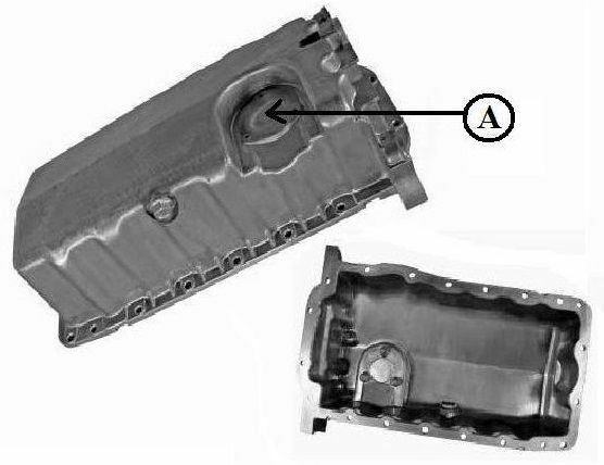 Carter moteur alu Audi A3 pour entretien et vidange mécanique complète