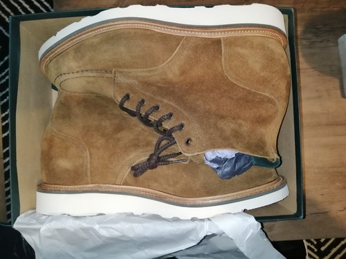 Sanders Apron Wedge Suede Boots, New size 10, - Picture 4 of 10