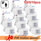 12V Motion Sensor PIR Movement Detector Automatic Infrared Wall Mount Timer LOT