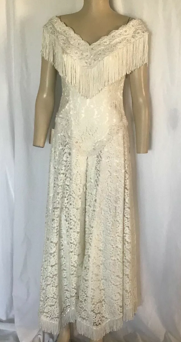 Ivory western shop dress