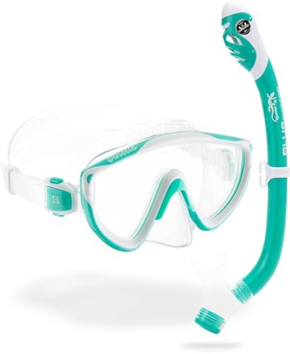 CRESSI TINETTO - IGUANA DRY KIDS SNORKELING COMBO - AUQA GREENWHITE 8390₽