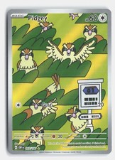 Pidgey 207/197 Illustration Rare Obsidian Flames Pokemon Holo