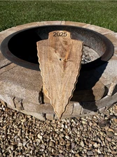 Arrowhead Euro Deer Skull Plaque | 2025 Engraved | Wall or Pedestal Mount |