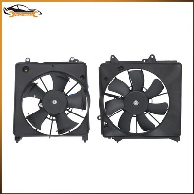 2pcs Radiator Cooling Fan 2011 2012 2013-2015 2016 For Honda CR-Z 19020RB0004
