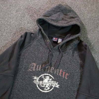 Bugle Boy Mens XL Black Hoodie Vintage 90s Grunge Skater Retro