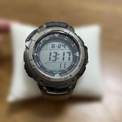CASIO PRO TREK PRW-1000TJ Titanium Band Solar Radio Controlled Watch