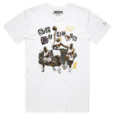 VOICEART Vintage Sir Charles Barkley Sports Graphic T-Shirt for Basketball Fans