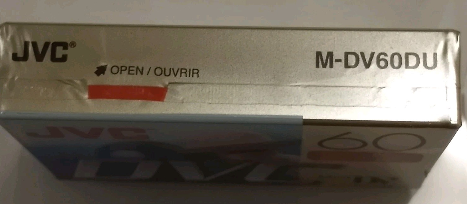 JVC Mini Video Cassette Tape DV DVC 60 Minute DVM60ME Lot of 5 NEW SEALED