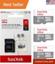 Ultra 32GB Micro SDHC Memory Card with Adapter - Class 10