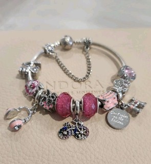 Genuine PANDORA Stars Galaxy Bangle 590009 European Charms READ DESCRIPTION!