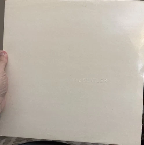 THE BEATLES WHITE ALBUM LP  UK Apple Rare Mispress Label. Vinyl Mint - Cover EX
