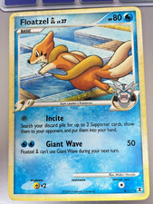 Pokemon card - Floatzel GL #4 - Rising Rivals 2009 - Reverse Holo Rare on eBay
